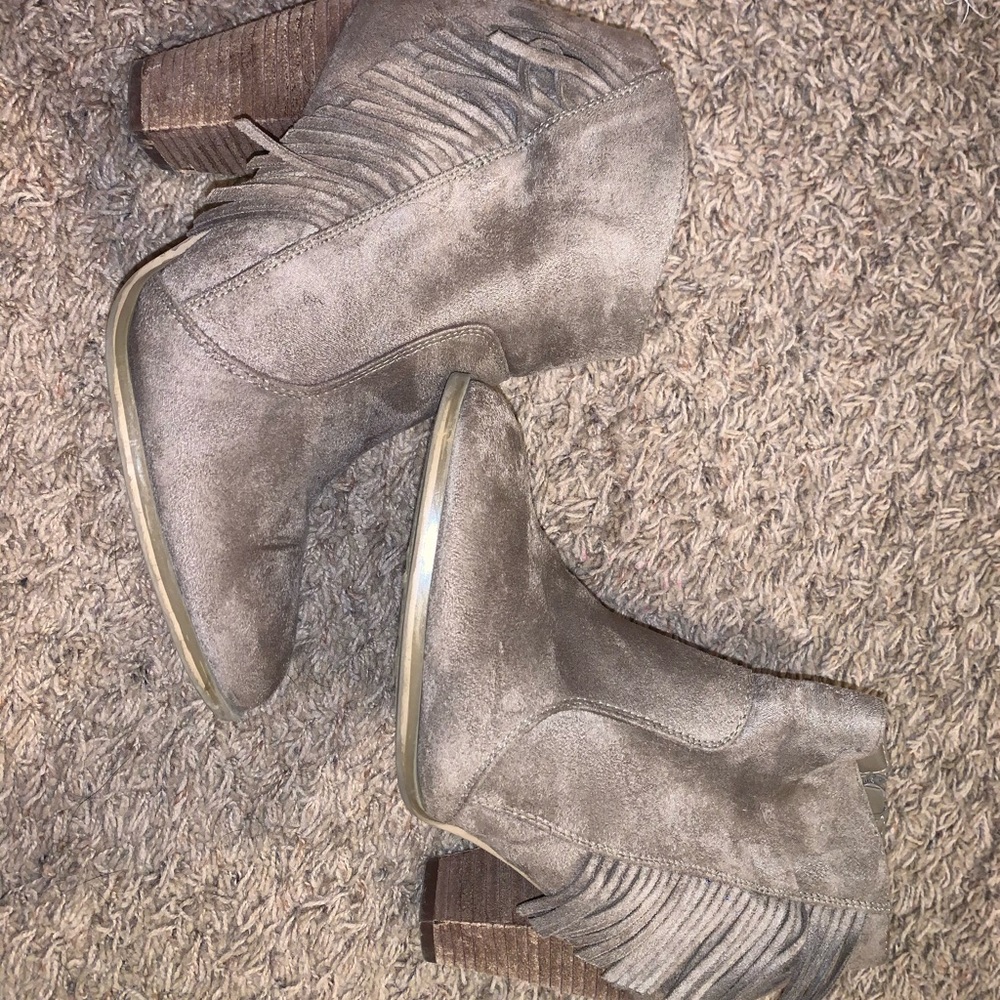 Fringe Ankle Booties